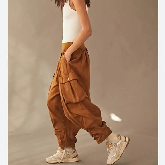 Free People Movement Vapor Pants Golden Gaze - Picture 2 of 12